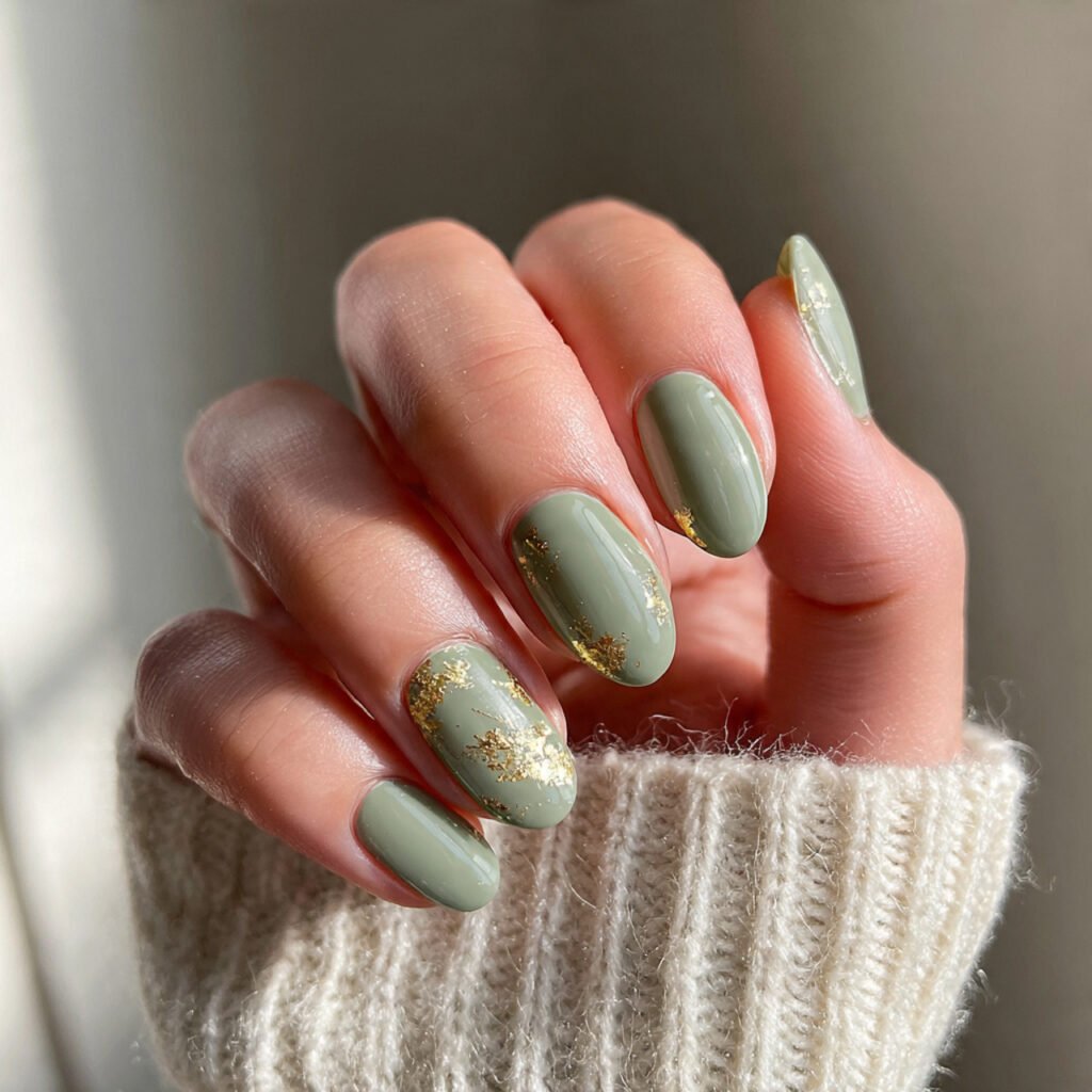 27 Early Spring Nails Ideas That Are Totally Fresh & Trendy 2026 10 Sage Green Nail Ideas