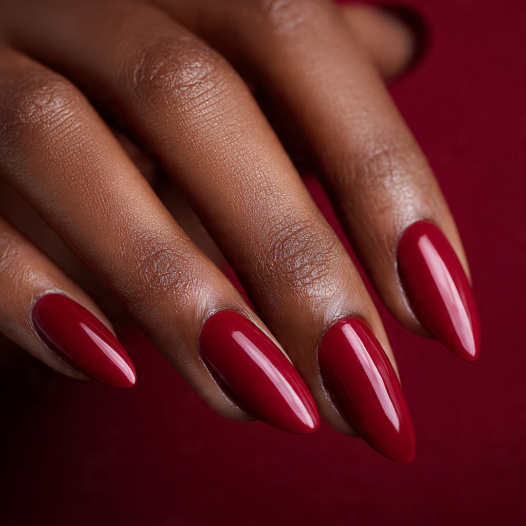 27 Gorgeous Nail Ideas for Black Women You Will Love 2 Bold Red Nail Ideas