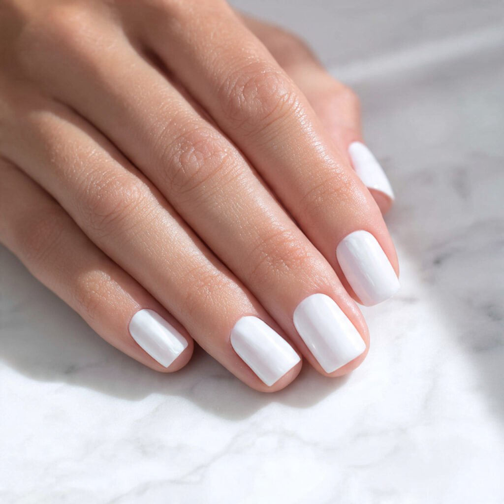 25 Awesome Summer Nails Square Designs That Make Every Outfit Better 2 Clean Cut White Square