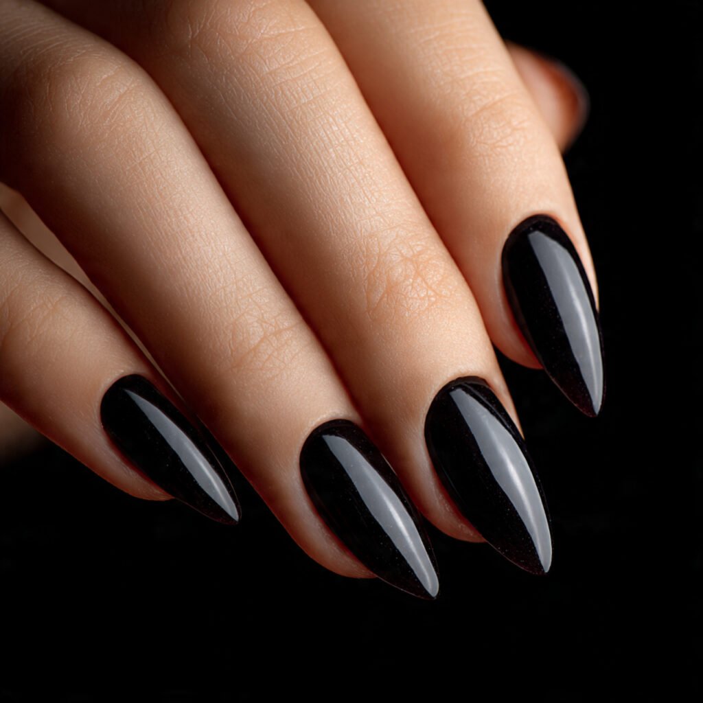 30 Best Dark Nail Ideas for Every Shade of Mysterious 2 Midnight Black Nails Ideas