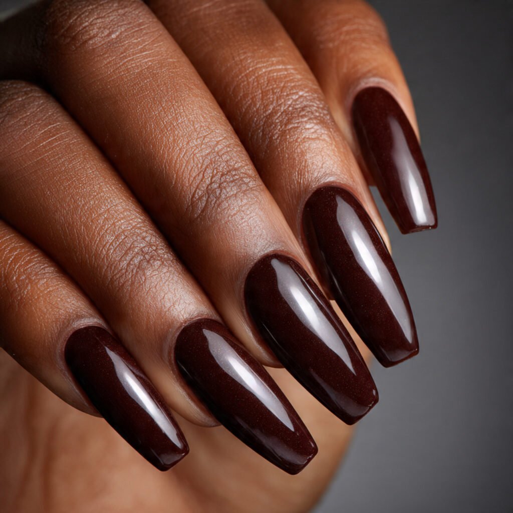 27 Gorgeous Nail Ideas for Black Women You Will Love 9 Coffin Nail Ideas