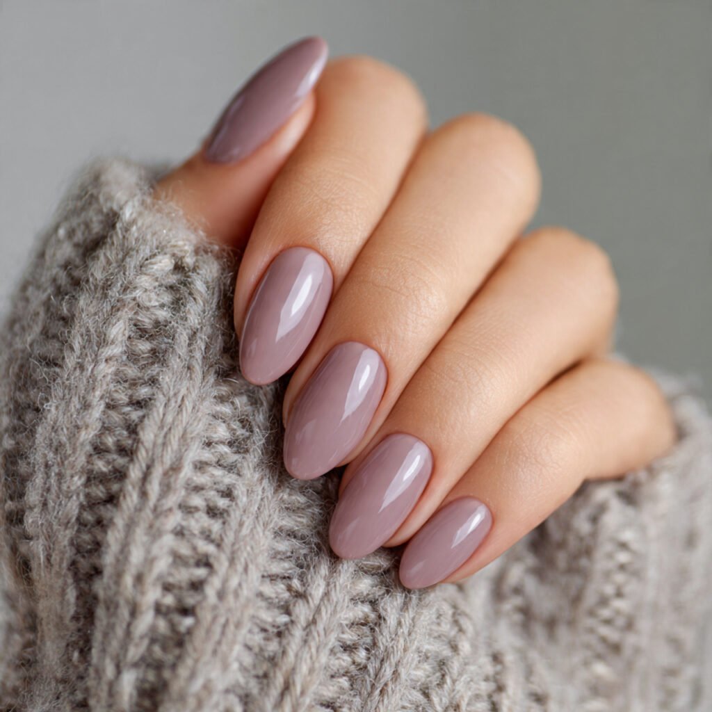 30 Best Dark Nail Ideas for Every Shade of Mysterious 11 Smoky Mauve Nails Ideas