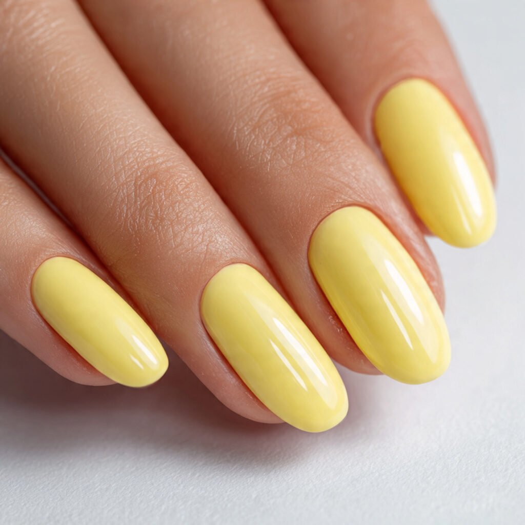 26 Summer Nails Simple Designs That Work for Any Occasion 10 Sun-Washed Yellow