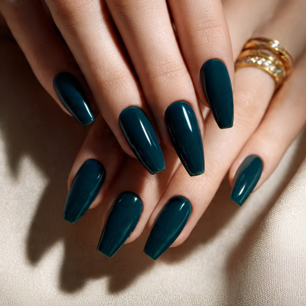 30 Best Dark Nail Ideas for Every Shade of Mysterious 13 Dark Teal Nails Ideas
