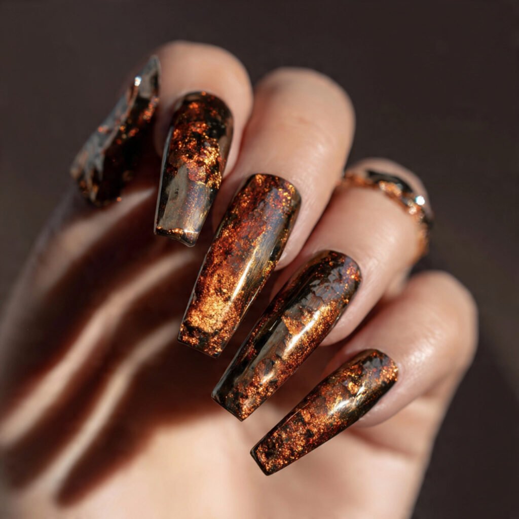 Molten Metal Nail Ideas