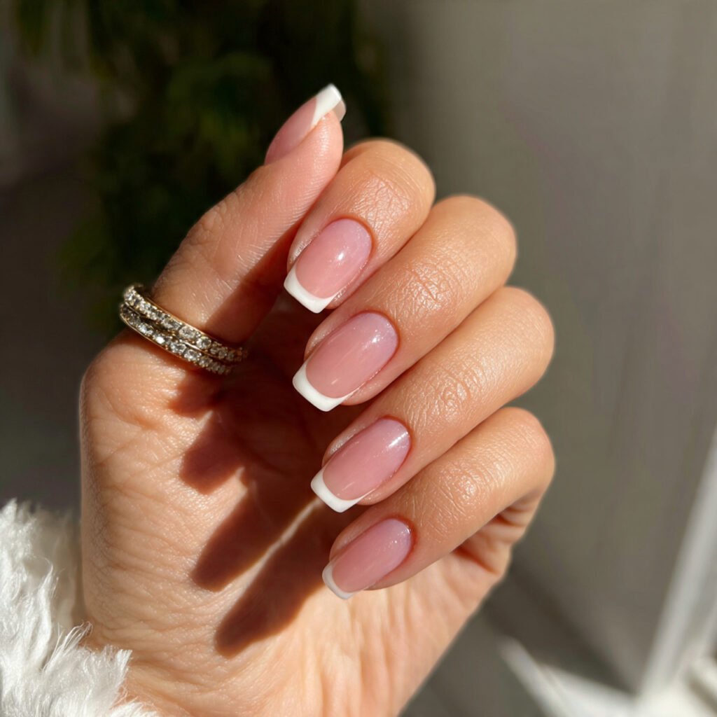 29 Best French Tip Nail Ideas That Go Way Beyond Basic White 13 Barely There Sheer French