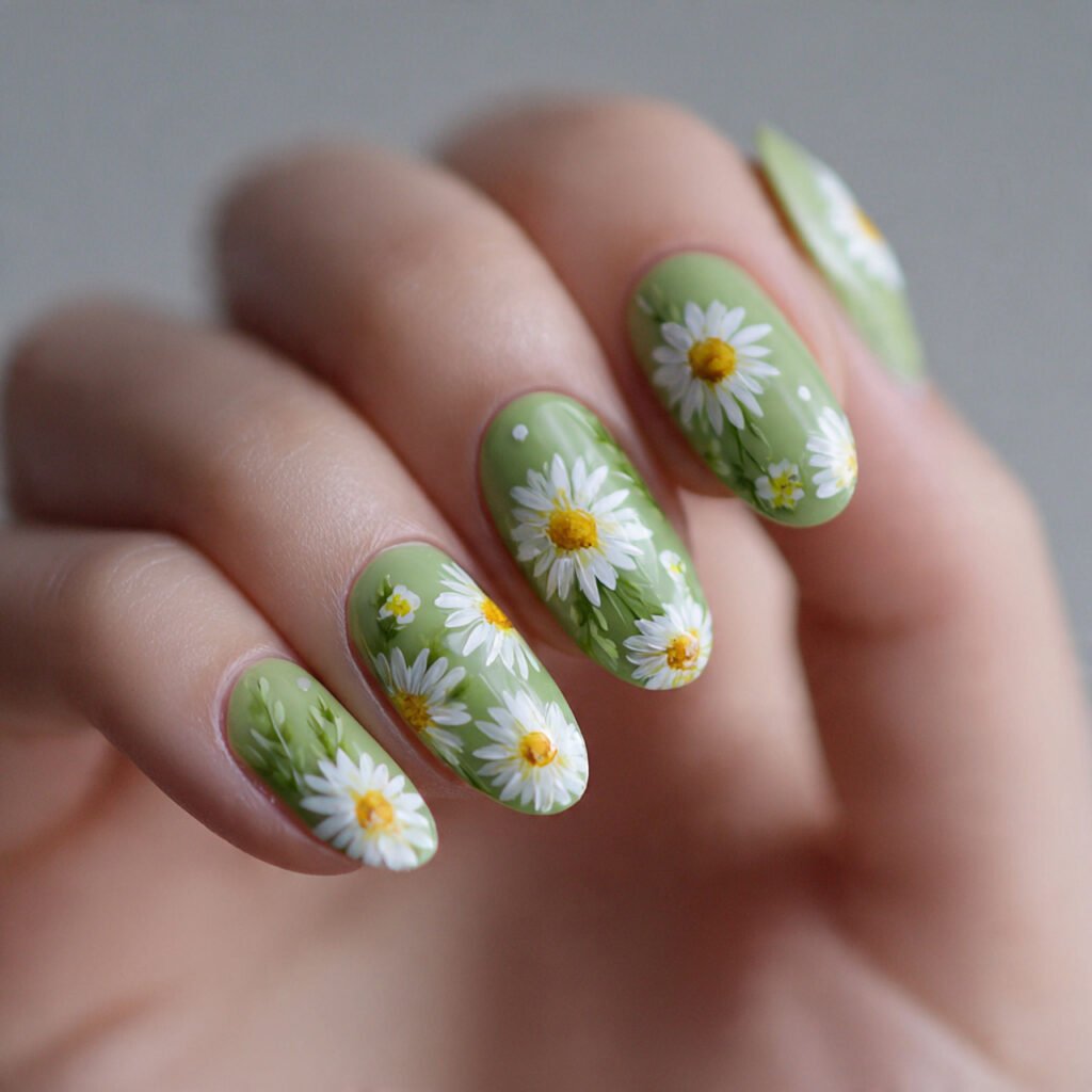 Daisy Nail Ideas