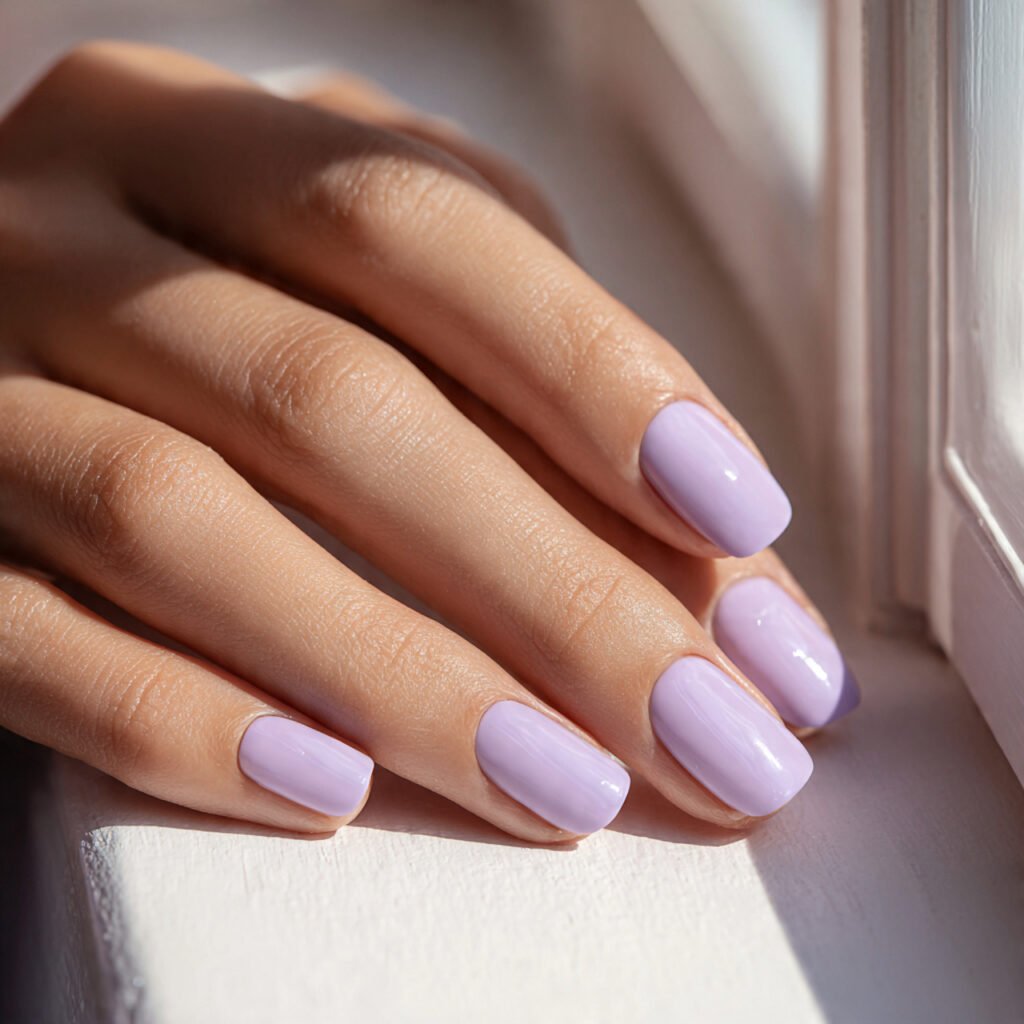 26 Summer Nails Simple Designs That Work for Any Occasion 14 Lavender High Shine