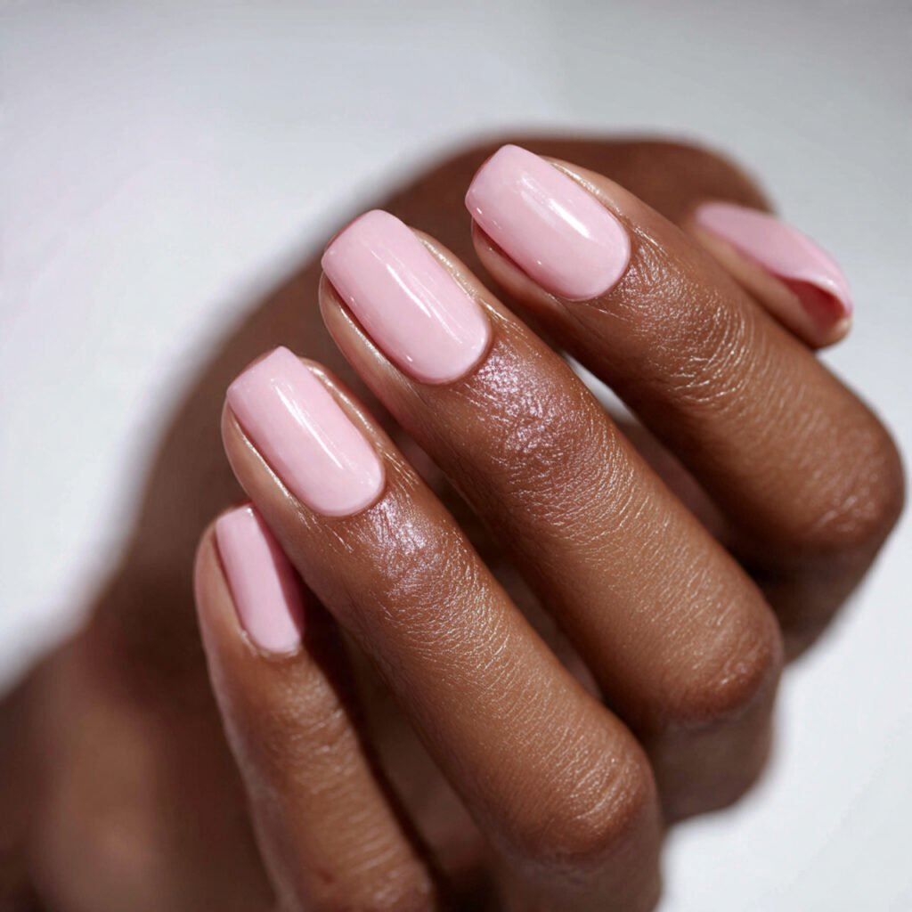 Powder Pink for a Delicate Statement