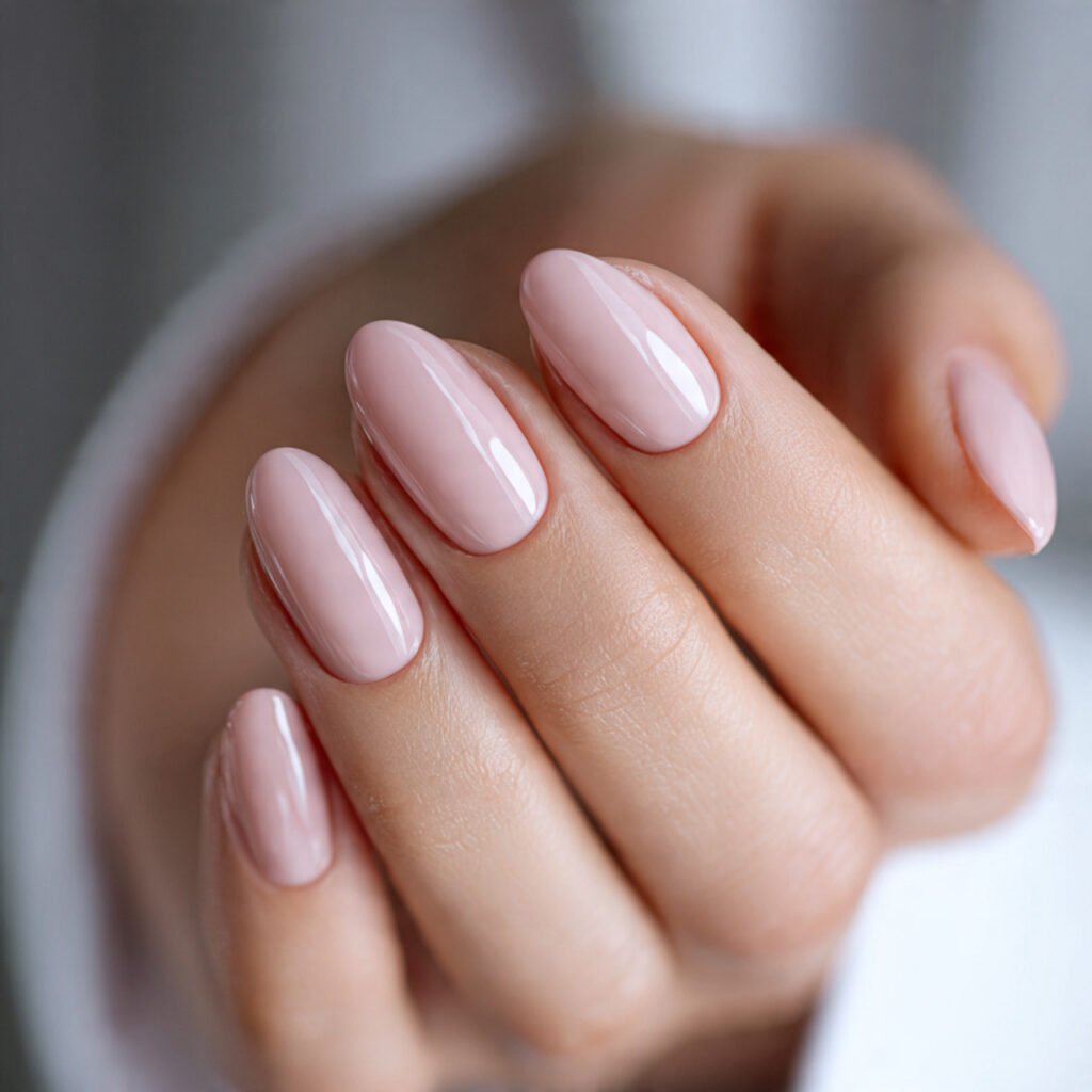 Short Chic Bridal Nail Ideas