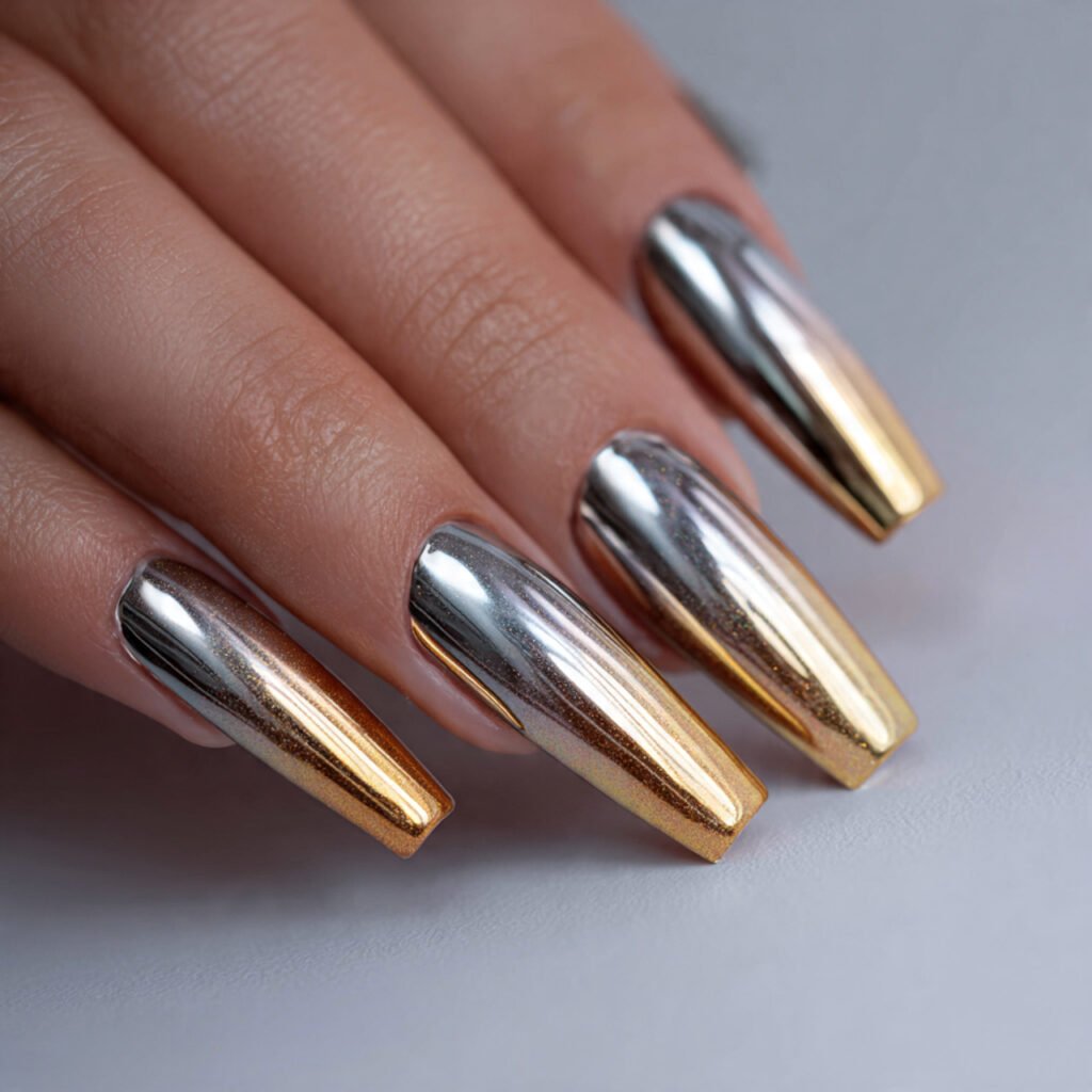 Chrome Ombre Nail Ideas