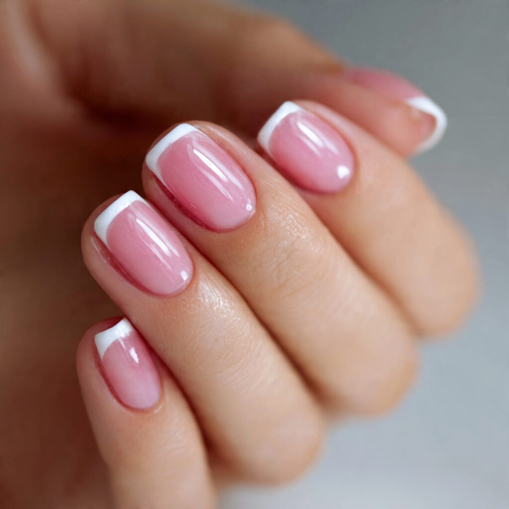 29 Best French Tip Nail Ideas That Go Way Beyond Basic White 19 Squoval Shape Soft French