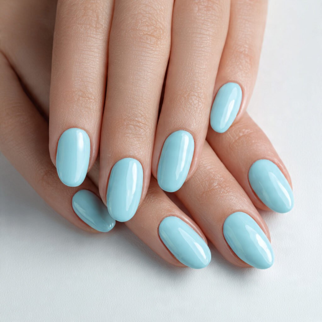 Baby Blue Glossy Finish