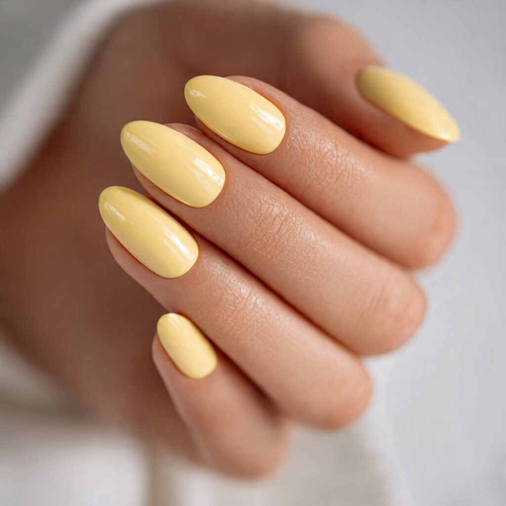 Butter Yellow Nails Ideas