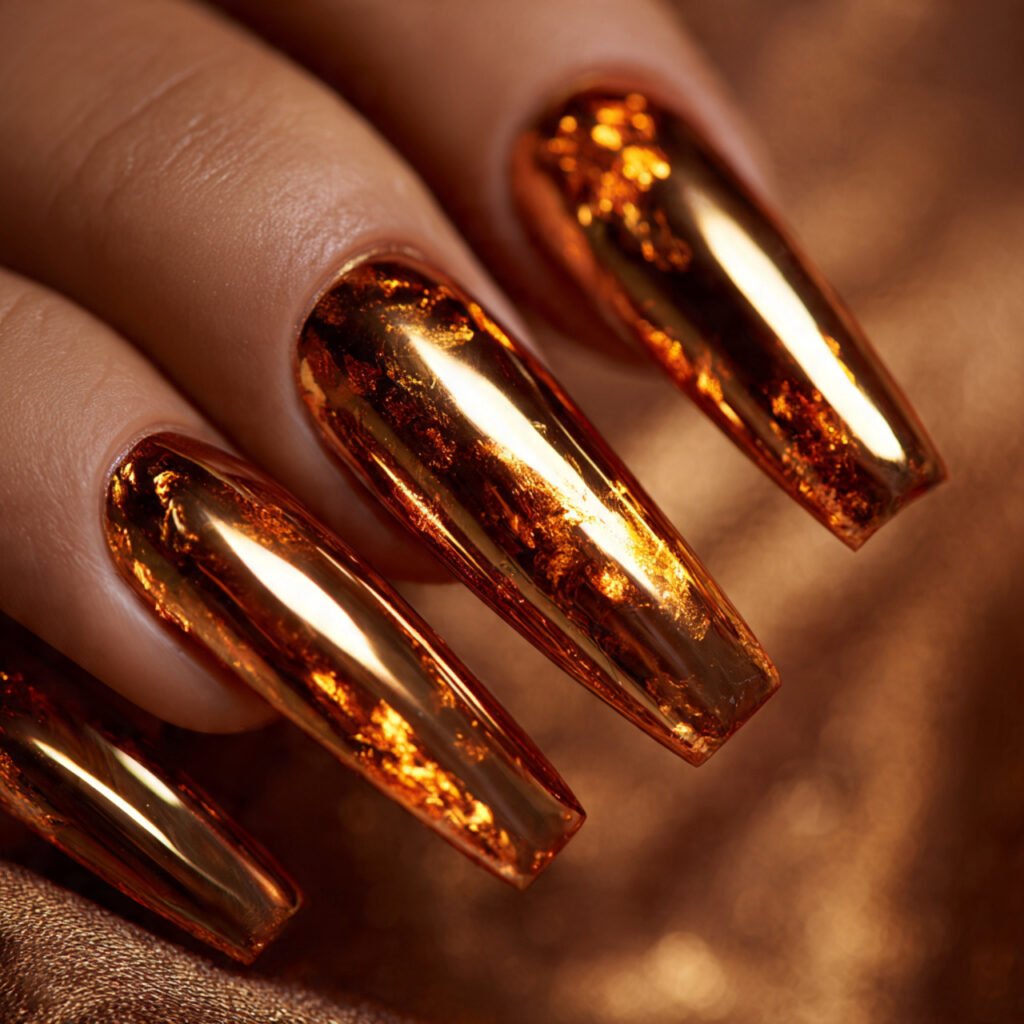 Liquid Metal Nail Ideas