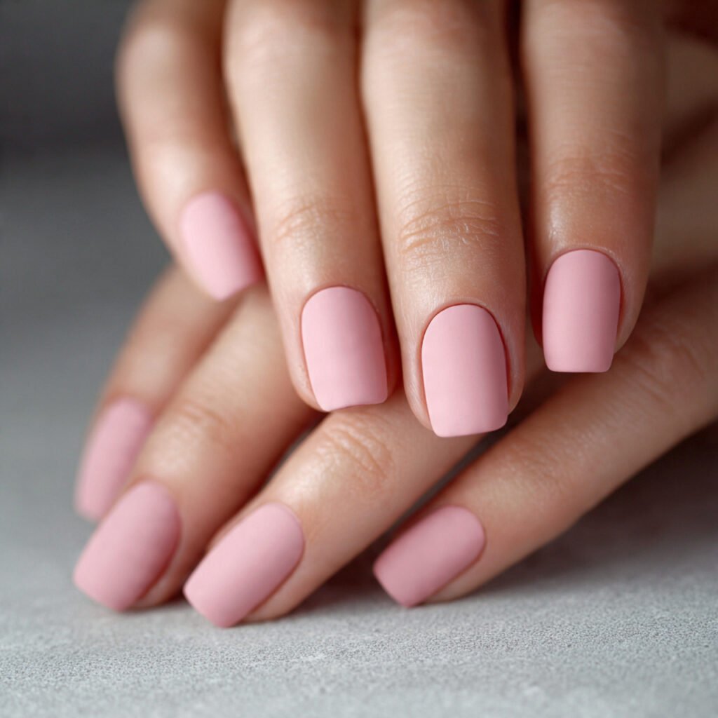 25 Awesome Summer Nails Square Designs That Make Every Outfit Better 18 Dusty Rose Matte