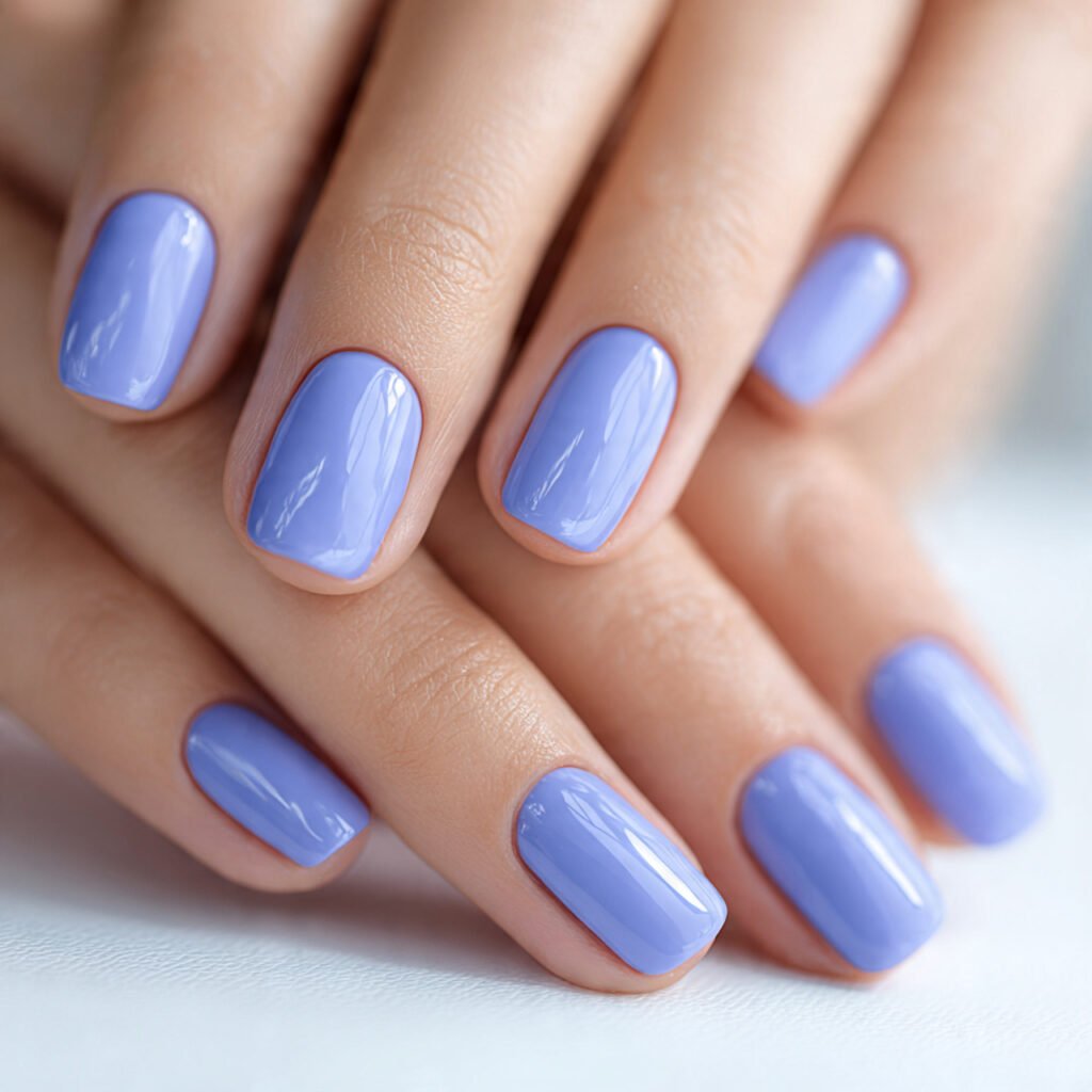 Periwinkle Nail Look