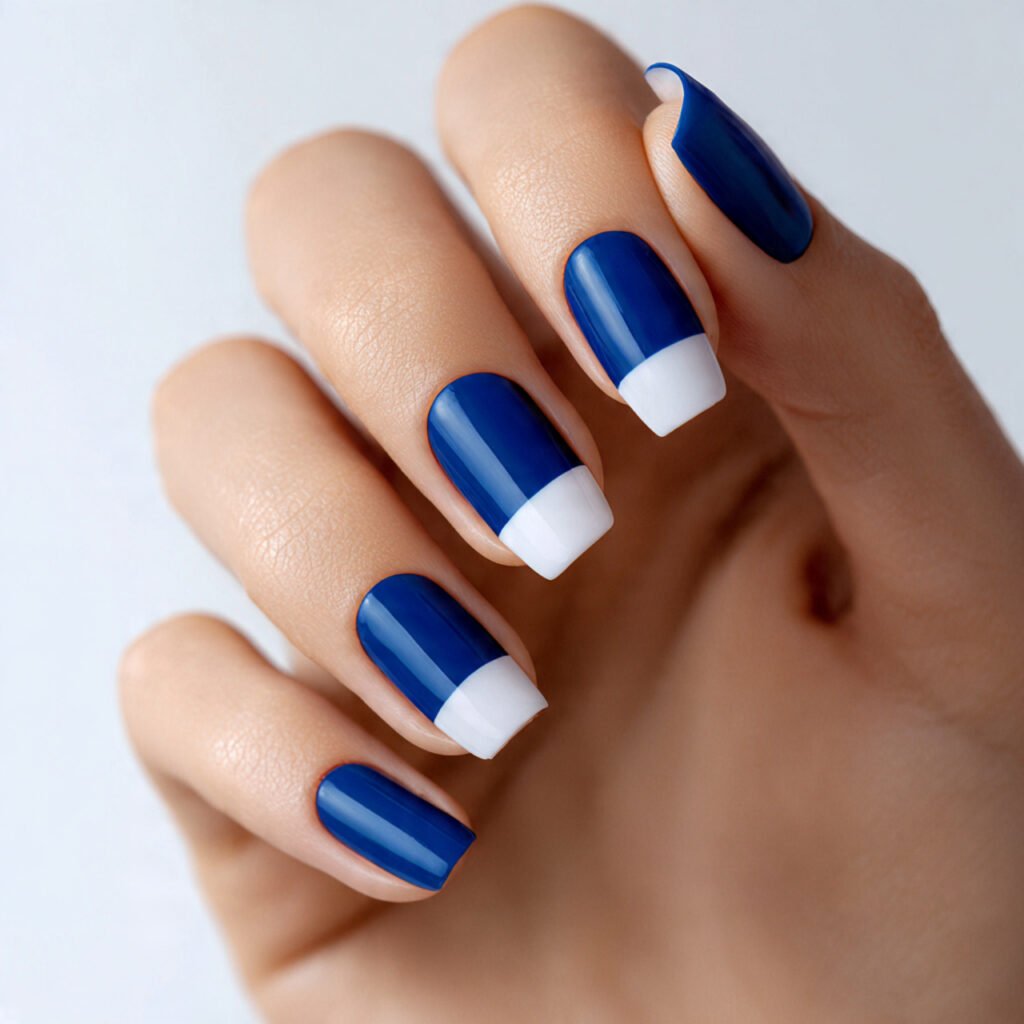 Color Blocked Nails Ideas