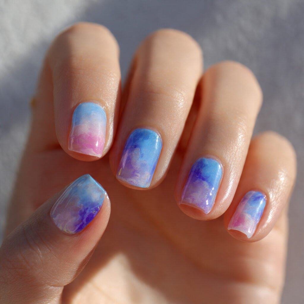 29 Fresh Summer Nails Ideas That Are Trending Right Now 23 Watercolor Nails Ideas