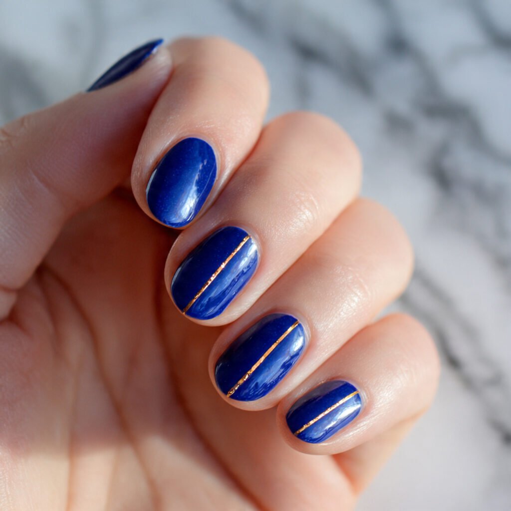 Blue and Gold Accent