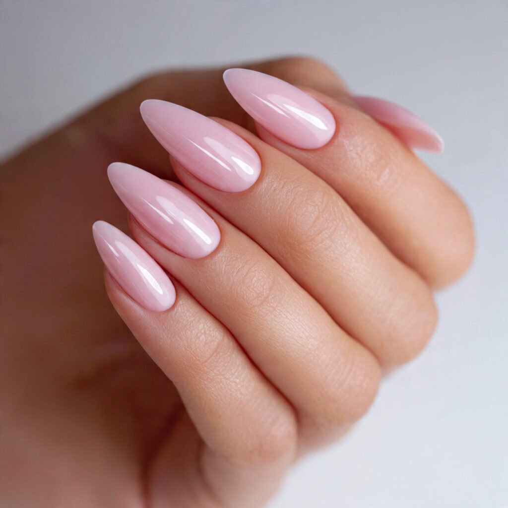 Almond Bridal Nail Ideas