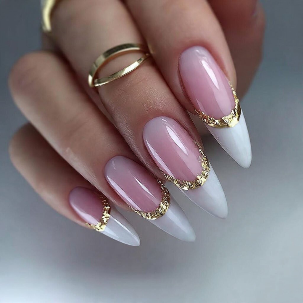29 Best French Tip Nail Ideas That Go Way Beyond Basic White 25 Stiletto Shape French Nails