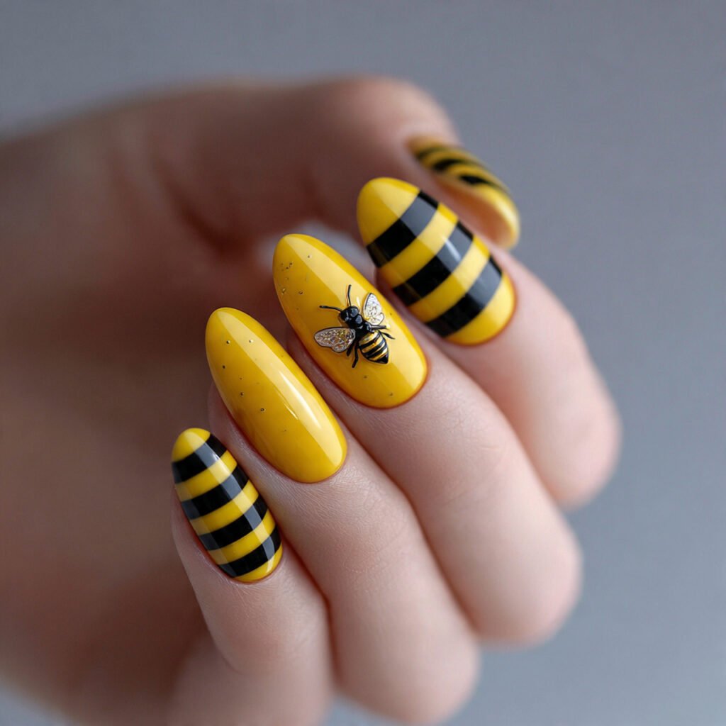 Bumblebee Nail Ideas