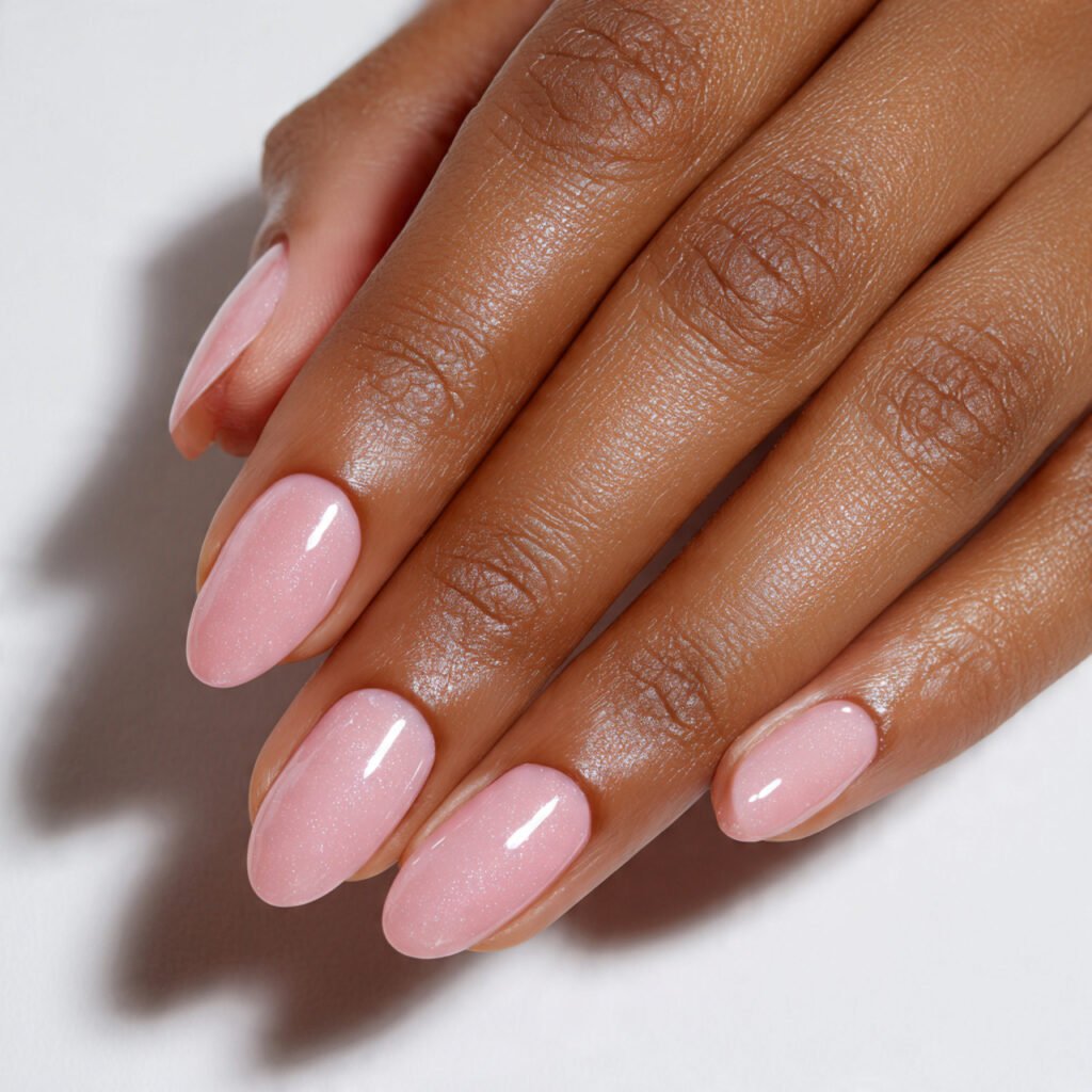 Sheer Gloss Nails Ideas