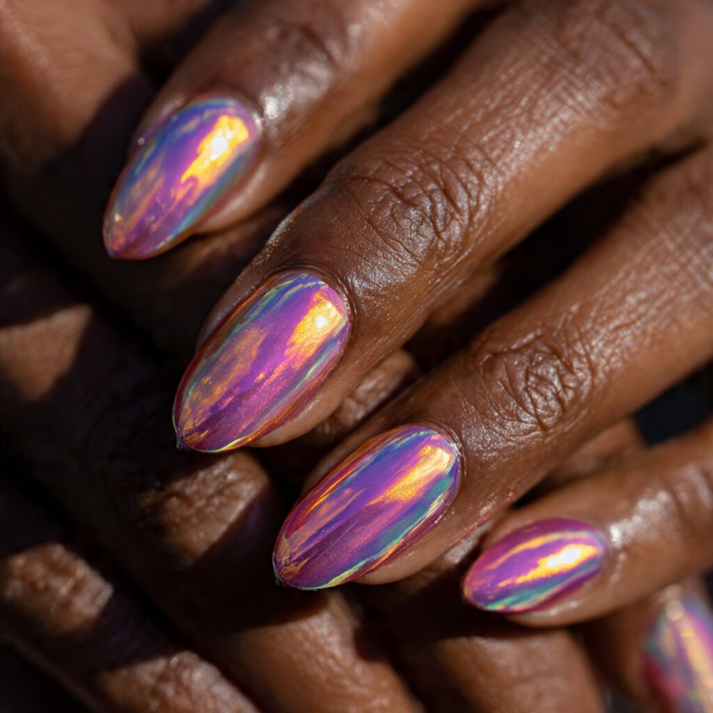 Holographic Rainbow Finish