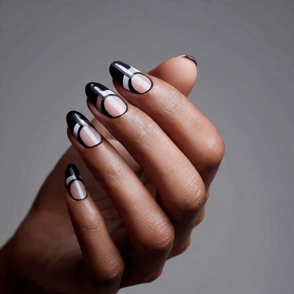 27 Gorgeous Nail Ideas for Black Women You Will Love 25 Negative Space Nail Ideas