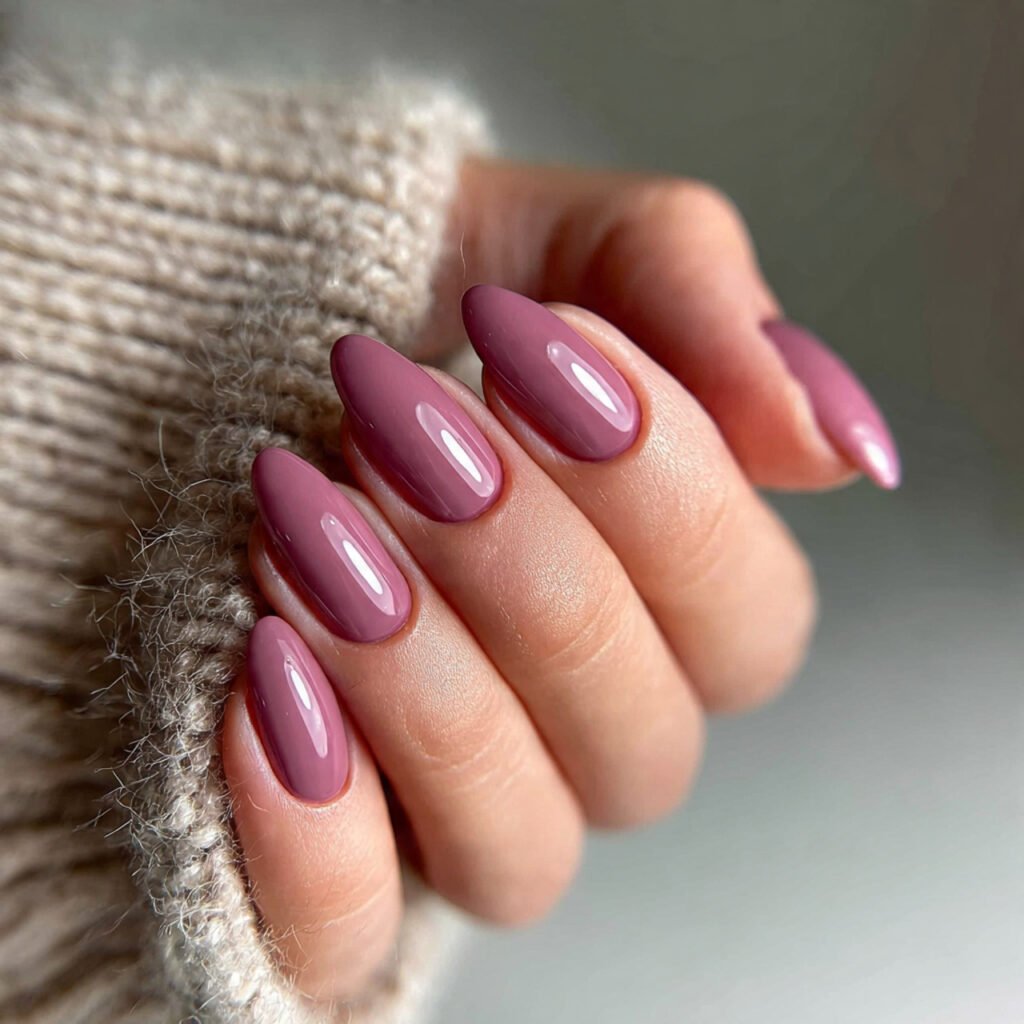 27 Stunning Thanksgiving Nail Ideas for a Festive Look 25 Warm Mauve Nail Ideas
