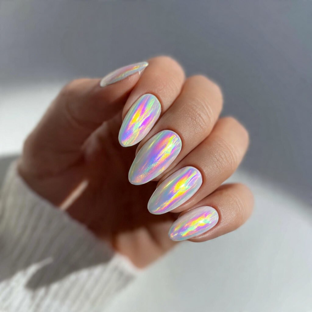 Prism Chrome Nail Ideas