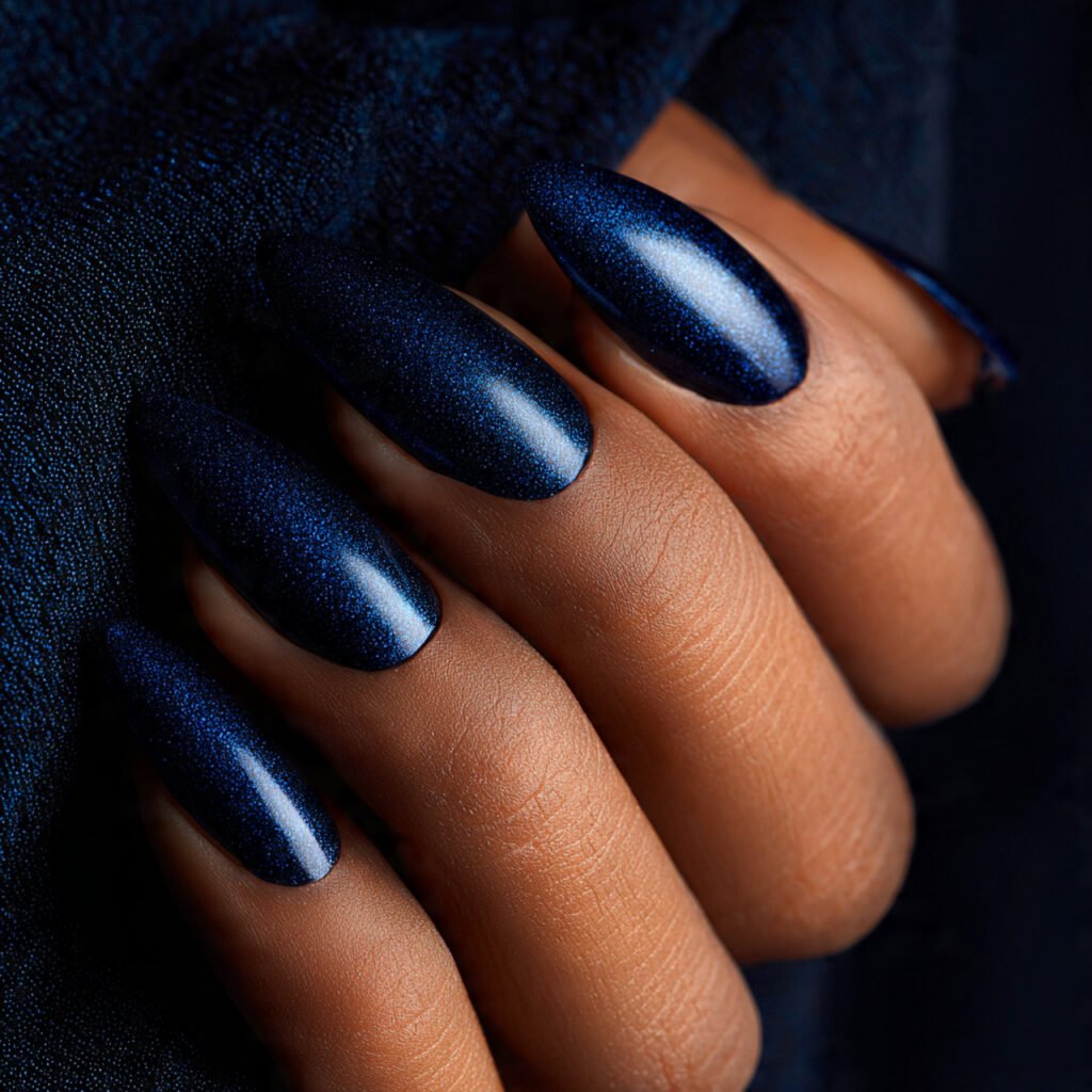 Sapphire Blue Nails