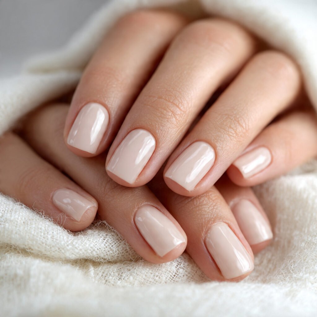 25 Awesome Summer Nails Square Designs That Make Every Outfit Better 4 Butter Cream Solid Look