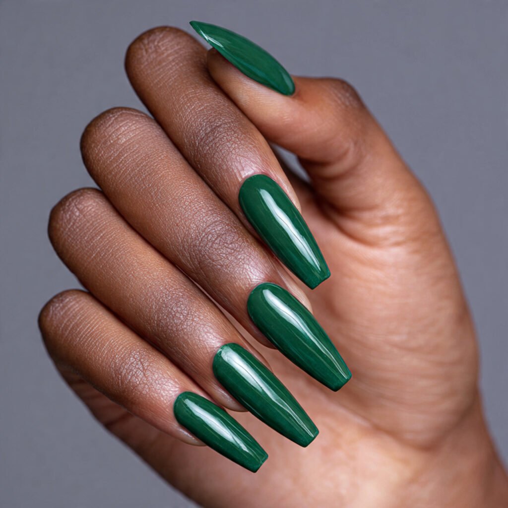 27 Gorgeous Nail Ideas for Black Women You Will Love 3 Jewel Tone Nail Ideas