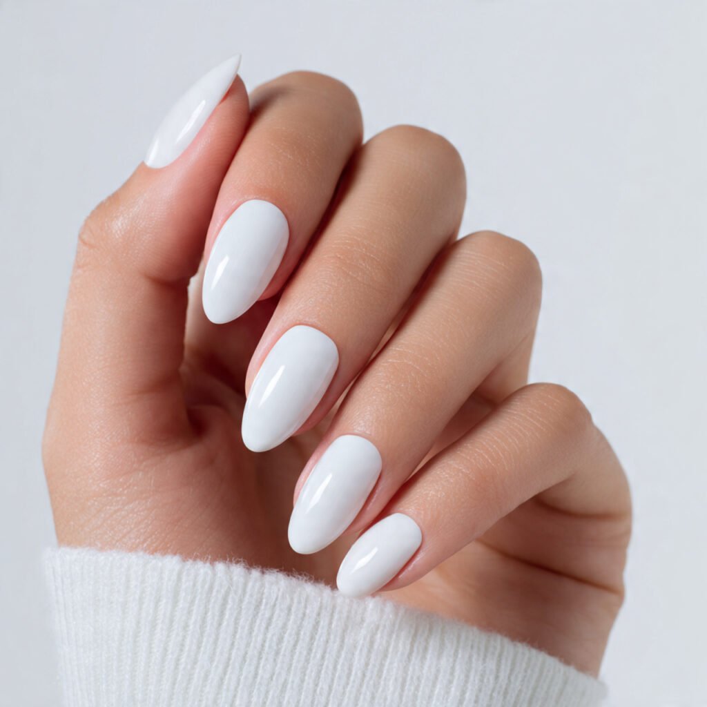 14 Simple Nail Ideas for a Timeless and Effortlessly Chic Look 3 Minimalist White Nail Ideas