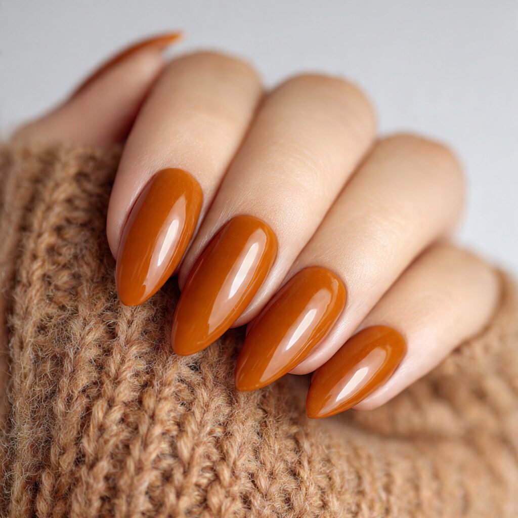 27 Stunning Thanksgiving Nail Ideas for a Festive Look 4 Pumpkin Spice Nail Ideas