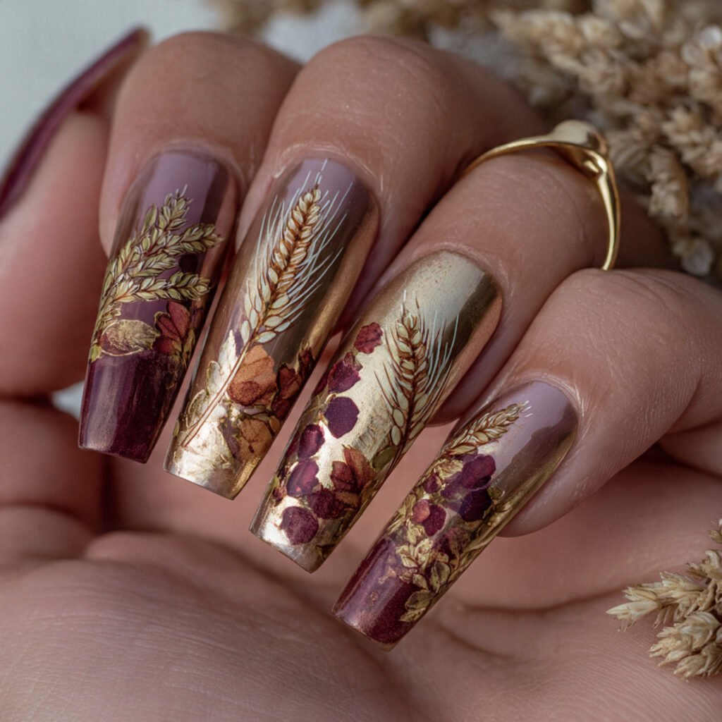 27 Stunning Thanksgiving Nail Ideas for a Festive Look 28 Grateful Harvest Nail Ideas