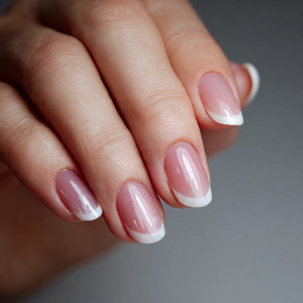 29 Best French Tip Nail Ideas That Go Way Beyond Basic White 30 Half Moon French Combo