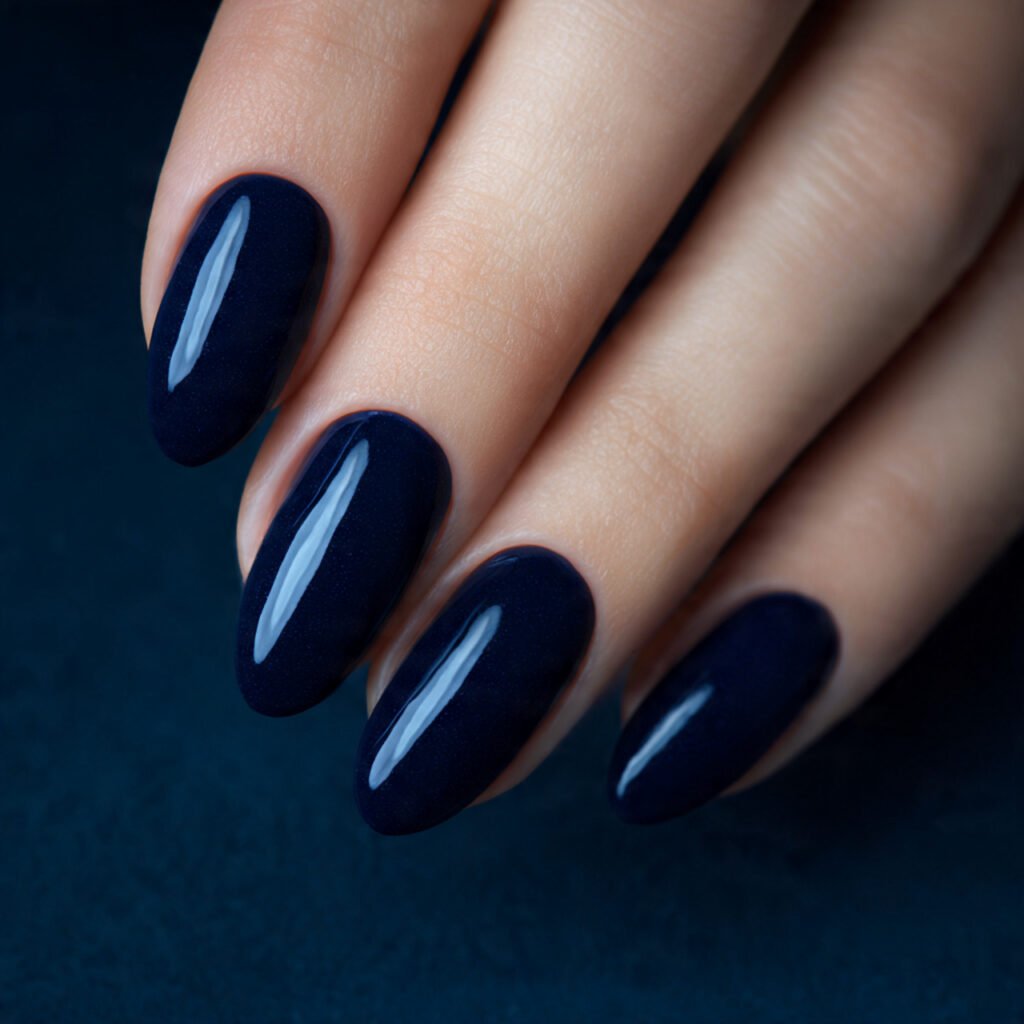 30 Best Dark Nail Ideas for Every Shade of Mysterious 5 Moody Navy Blue Nails Ideas