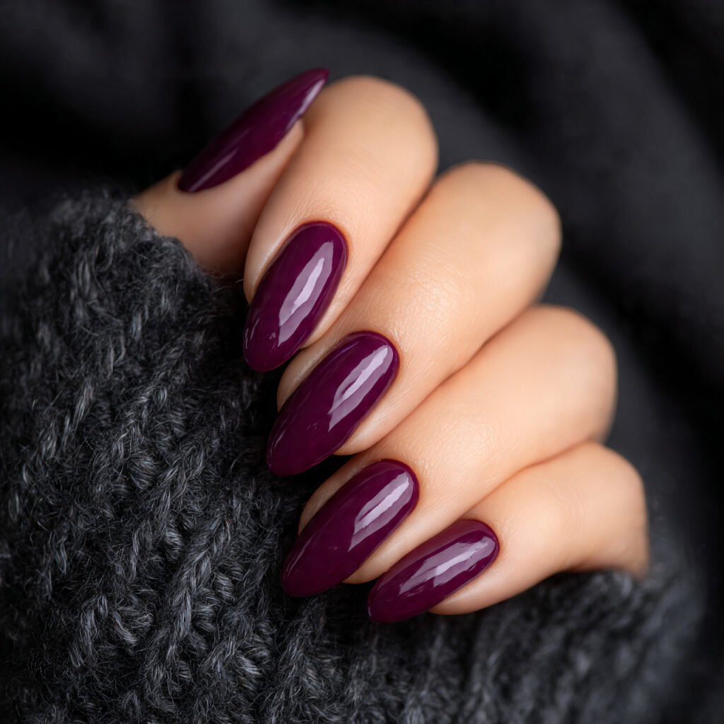 30 Best Dark Nail Ideas for Every Shade of Mysterious 6 Plum Purple Nails Ideas