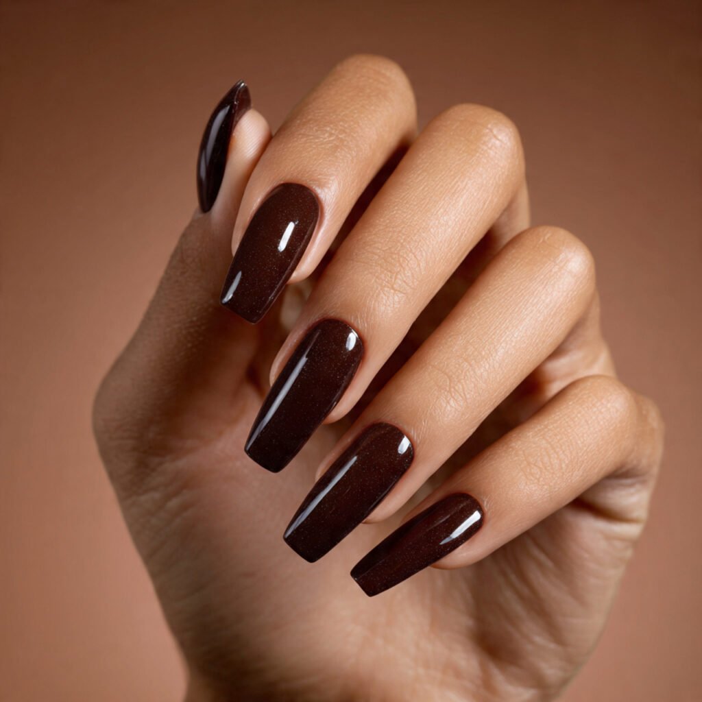 30 Best Dark Nail Ideas for Every Shade of Mysterious 8 Dark Chocolate Brown Nails Ideas