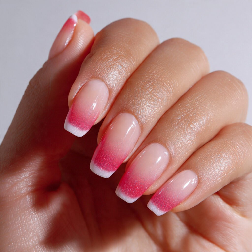 29 Best French Tip Nail Ideas That Go Way Beyond Basic White 8 Ombre Tip Fade