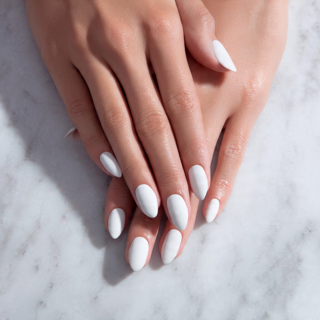 26 Summer Nails Simple Designs That Work for Any Occasion 7 Matte White Nails