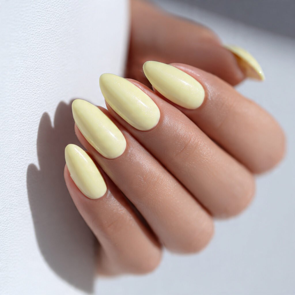 Pastel Yellow Nail Ideas
