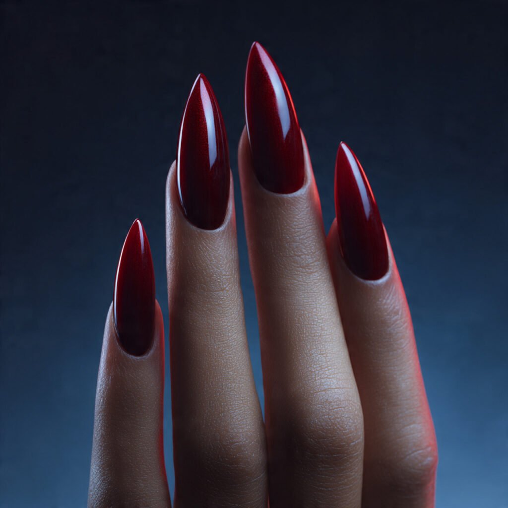 30 Best Dark Nail Ideas for Every Shade of Mysterious 10 Vampire Red Nails Ideas