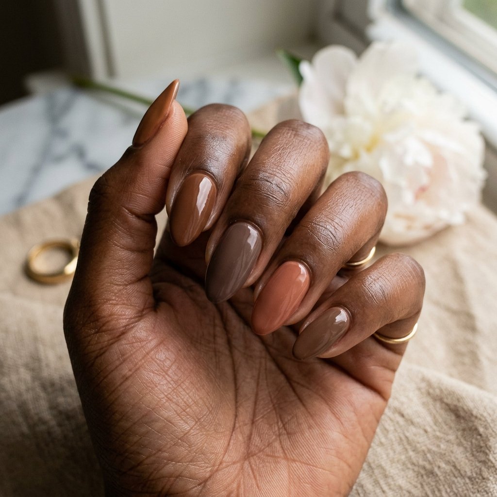 Best nude nail ideas for dark skin to Try