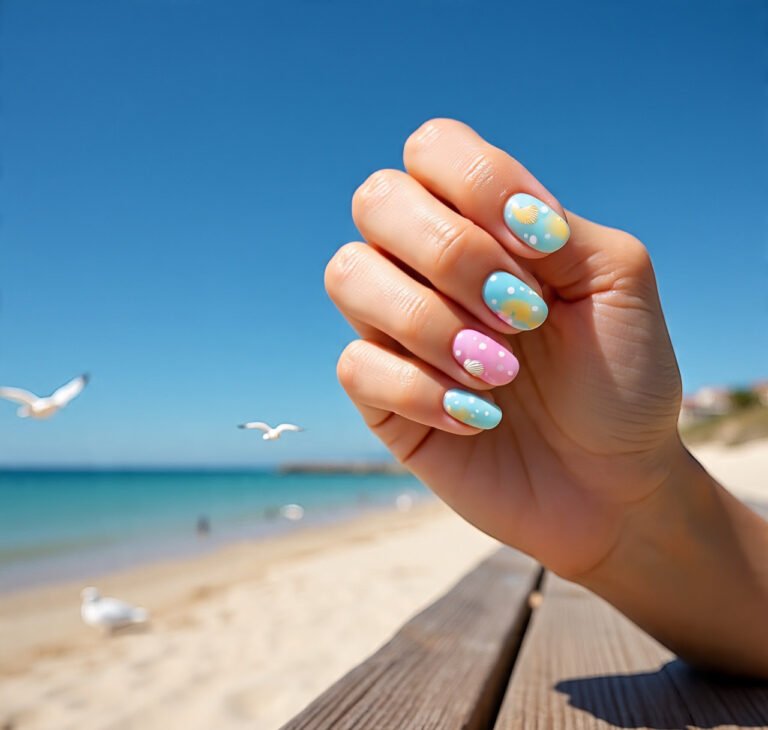 beach nail ideas