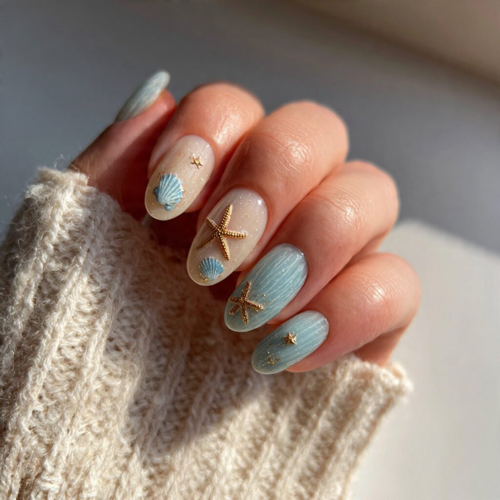 Beach-Inspired Nail Ideas