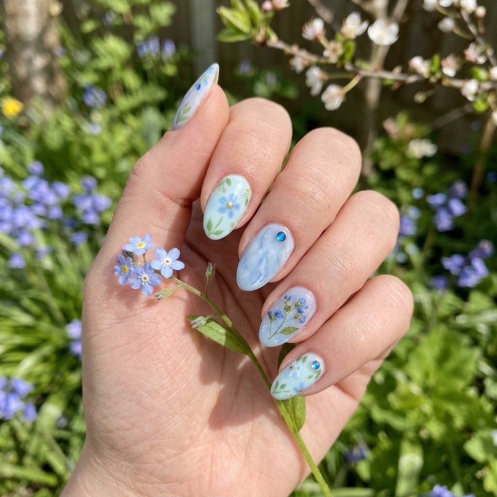Best blue spring nails ideas to Try